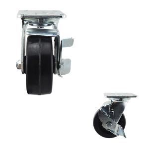 Buy cheap 125mm Diameter 770LBS Swivel Lock Heat Resistant Caster Wheels from wholesalers