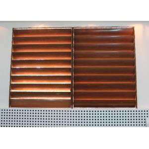 Mobilizable Profile Aluminum Sun Shade Louver System with Foaming Filler