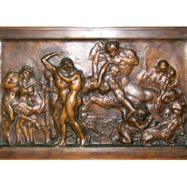 Quality Decorative Public Bronze Relief Sculpture Figurine OEM / ODM Available for sale