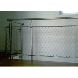 Ferrule Type SS316 Wire Rope Mesh Webnet 1.2 Mm To 4.0 Mm CE SGS Listed