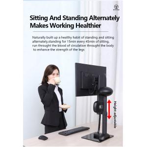 Unique Black Monitor Arm Stands Rotation Automatic Adjustable