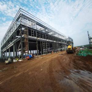Custom Steel Frame Building Construction High Weather Resistance
