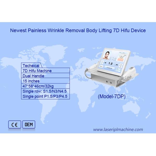 Buy cheap Foldable Wrinkle Removal Micro Focused Ultrasound HIFU 9D Device from wholesalers