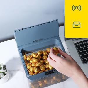 Buy cheap 4l/6l Car Trash Can Automatic Sensor Induction Trash Can Smart Dustbin Mini Desktop Waste Bin With Lid from wholesalers