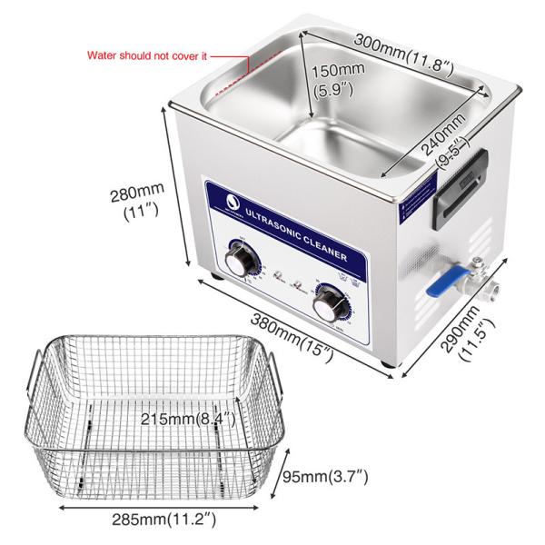 Buy cheap 10L 240w Skymen Ultrasonic Cleaner For Scientific Samples from wholesalers
