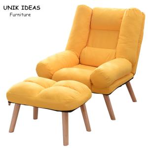 China Leisure Style Modern Fabric Armchair Solid Texture Living Room Recliner Chairs on sale