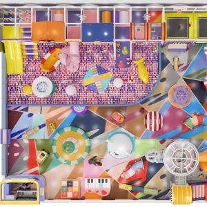 Buy cheap Shopping Malls Commercial Soft Play Equipment With Ball Pit And Slide from wholesalers