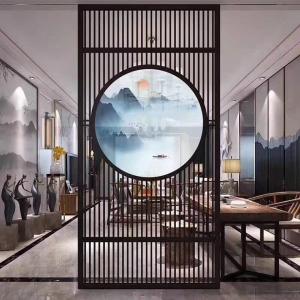 Buy cheap Chinese traditional classic style stainless steel room partition decorative divider screens from wholesalers