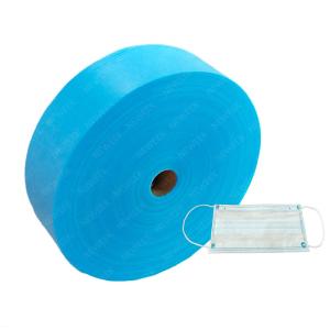 Buy cheap High Strenght Spunlace Non Woven Fabric Fast Delivery Smooth Bright Blue Color from wholesalers