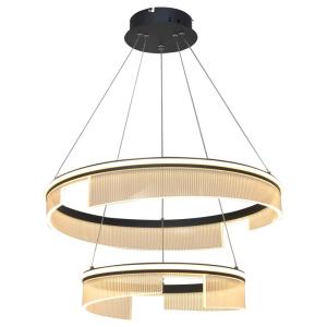 Buy cheap Beautiful Translucent Living Room Dining Room Chandelier Two Ring Study Bedroom Acrylic Chandelier from wholesalers