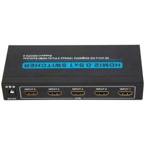 Buy cheap 48 Bit 3840x2160 60Hz 5x1 HDMI 4K Switcher from wholesalers