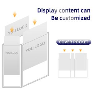 Buy cheap 2.5mm Thickness White File Folder Durable Hinge ONE Touch Easy Open 3 Ring Binder With 4cm Back Width from wholesalers