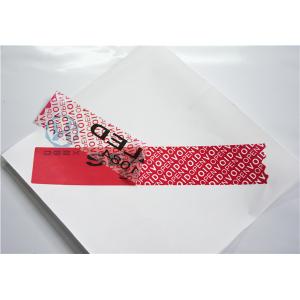Buy cheap Retail Tamper Evident Security Labels With Anti - Counterfeit Sticker from wholesalers