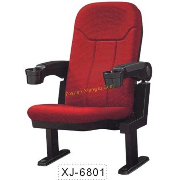 Quality Fabric Conference / Church / Auditorium Hall Chairs With Movable Armrest for sale