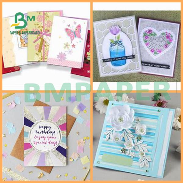 High Stiffness C1S Art Papaer 1.5mm 2.0mm One Side Coated For Postal Card