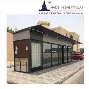 Buy cheap Public Aluminum WiFi 2m2 Prefabricated Bus Shelters from wholesalers