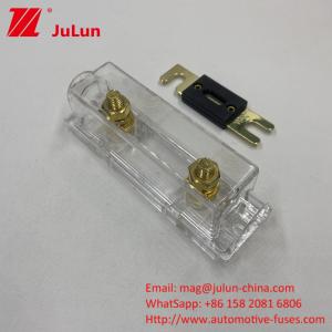 Buy cheap Transparent ANL Fuse Holder Dust Proof Design 20A 30A 80A 100A 200A 300A 400A 500A Rated Current from wholesalers