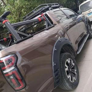 Buy cheap IP Authorized Design Sleek-Looking Aluminum Black Powder Coated Overland Truck Bed Rack from wholesalers