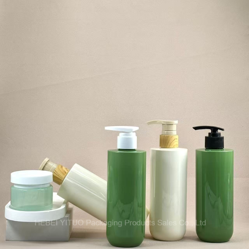 Buy cheap Green Plastic Shampoo Container Travel Refillable 500ml from wholesalers