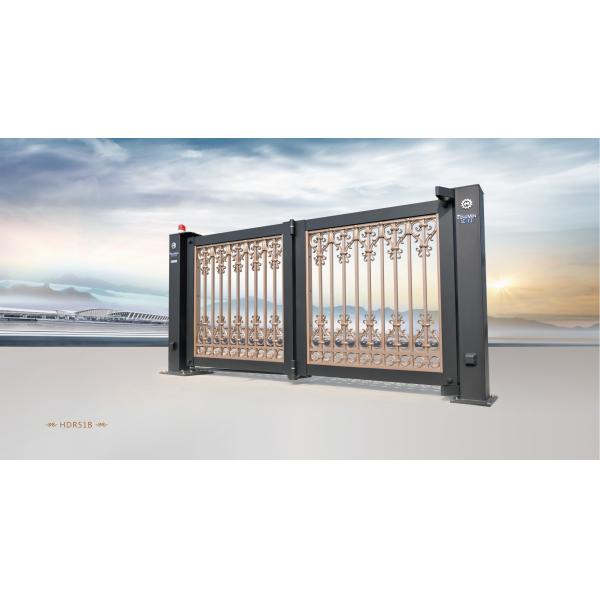 Quality Motorized Automated Intelligent Bi Folding Driveway Gates Aluminium Alloy for sale
