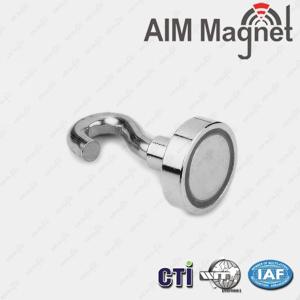 Buy cheap Professional Neodymium Pot Magnets Hook strong power from wholesalers