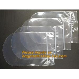 China Round bottom polypropylene zip lock bag, CD bag, round reclosable bag, round reusable zip lock bag, round grip seal pack on sale