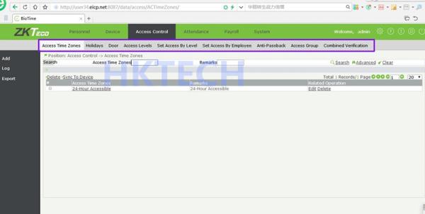 Buy cheap BioTime8.0 BioTime7.0 HR ATTENDANCE MANAGEMENT ADMS SOFTWARE from wholesalers