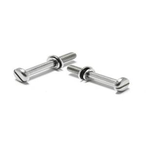 M4 Stainless Steel SS ANSI A2 A4 70 80 Slotted Pan Head Screw Assembled With