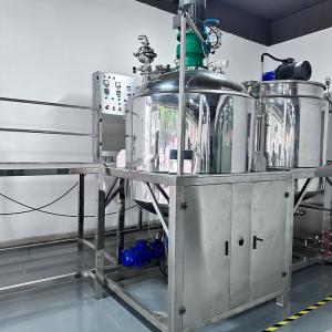 China Stainless Steel Cosmetic Emulsifier Mixer With PLC Control 5000L Capacity on sale