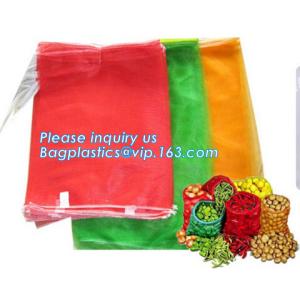 Buy cheap raschel mesh bag for onions,potatoes, other vegetables,PE raschel mesh bag for fruit and vegetable,New type long life ti from wholesalers