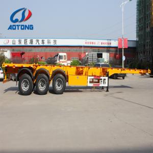2-3 Axle Skeleton Semi Trailer for 20ft 40ft Containers