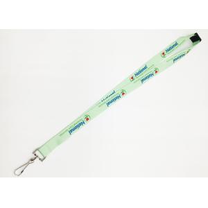 Buy cheap Mint Green Heat Transfer Lanyards For Students With Swivel Hook from wholesalers