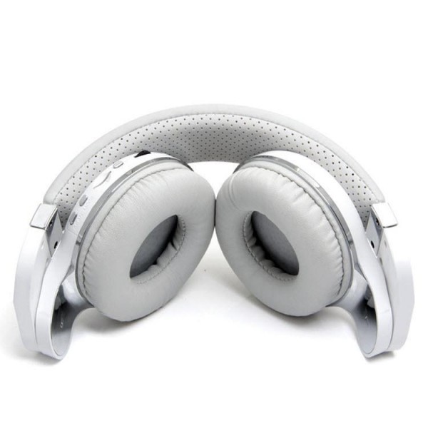 Quality Bluedio T2 Surround Sound Bass Headphones wireless headset in white for sale