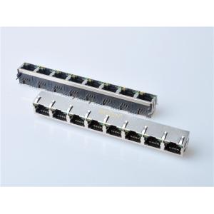 Buy cheap HULYN Very low profile, Shielded RJ45 Modular Jack, Through Hole Type, 1x8,with LEDs， from wholesalers