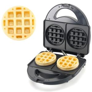 Non Stick PTFE Coating 2 Slice Waffle Maker With Detachable Sandwich And Pancake