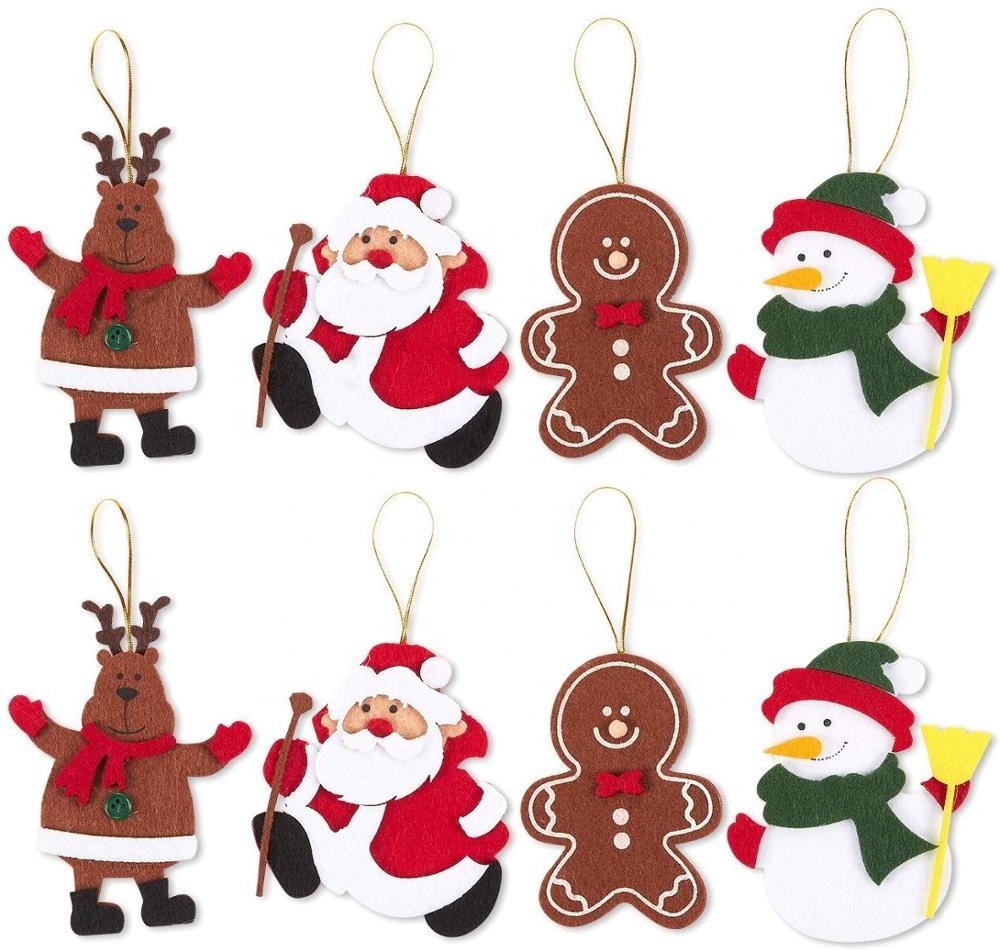 Buy cheap Animals Pendant Felt Christmas Tree Ornaments 2mm Thickness from wholesalers