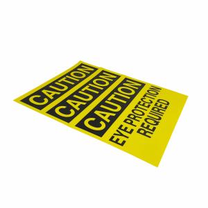 Customizable Plastic Pasteable Warning Sign For Industrial