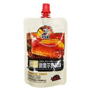 China Liquid plastic bag digital printing Customized Standing plastic nozzle bag on sale