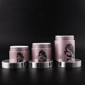 Buy cheap Shatterproof Cylinder Round Plastic Canisters Empty Cosmetic Containers 80ml from wholesalers