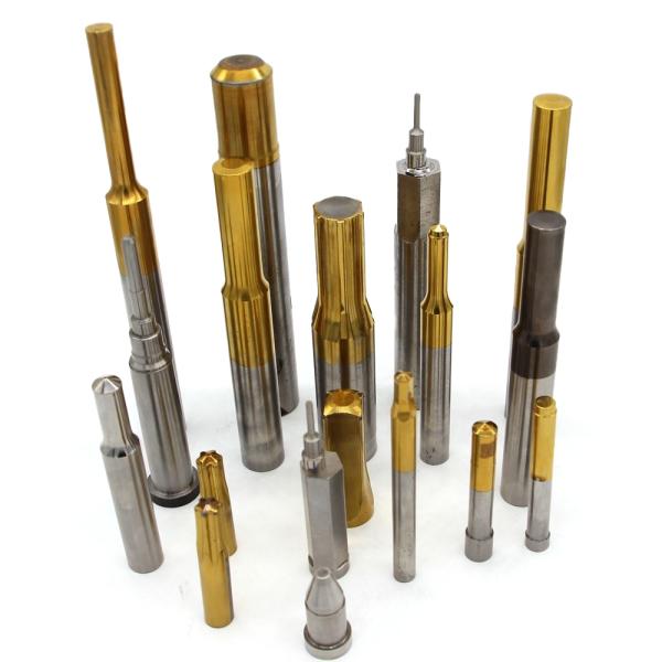 Quality Tungsten Carbide Punch Pin with TiN Coating for Long Mould Life and High Toughness in Industrial Field for sale