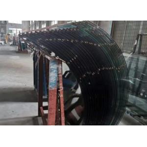 Buy cheap 3mm Hot Bent Strengthed Fully Tempered Glass Panels Safety Edge from wholesalers