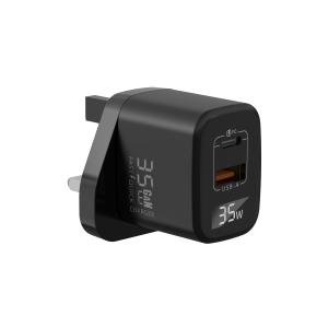 Buy cheap 35W GaN Fast Charging USB C Charger Block With Digital Display from wholesalers