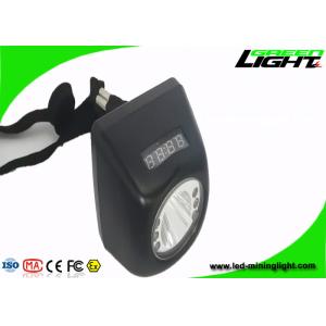 4.5Ah Rechargeable Cordless Mining Cap Lamp 4000Lux 1.3W With Safety Rope