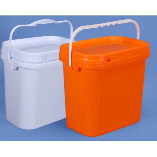 Buy cheap 100% Raw Materials PP Square Plastic Bucket With Handle from wholesalers