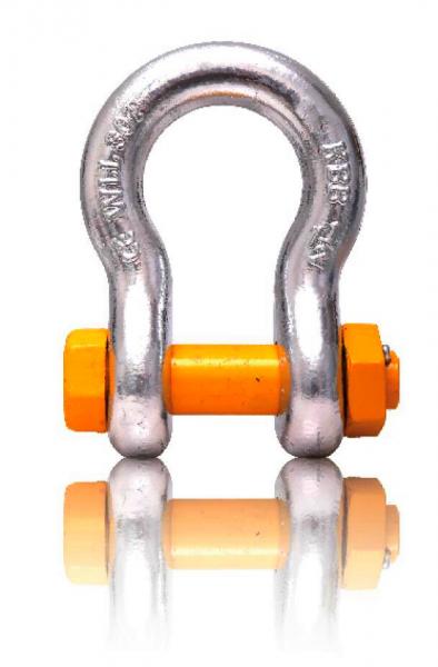 Quality Galvanized Steel WLL 30 Tonne 1.5 Inch Shackle Bow Type for sale