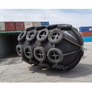 Marine Floating Pneumatic Rubber Fender With Used Tire And Chain Net