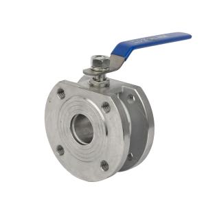 Buy cheap ISO 9001 Standard Flange Ball Valve with 304/316 Stainless Steel Thin End and Function from wholesalers