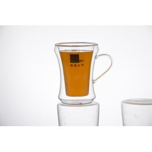Buy cheap Double wall glass, Heat-resistant  glass cup, borosilicate glass, Espresso, Latte, Cappuccino cup from wholesalers