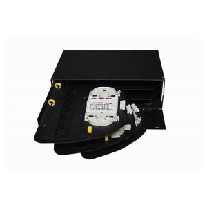 Buy cheap Black 3U 72 fiber optic patch panel ARW3U72B use in FTTH CATV GPON Telecommunication from wholesalers