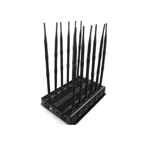 High Power Signal Jamming Device 12 Antennas 60 Watts Long Working Time